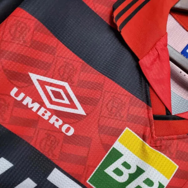 Camisa Flamengo Retrô 1995 Vermelha e Preta – Umbro