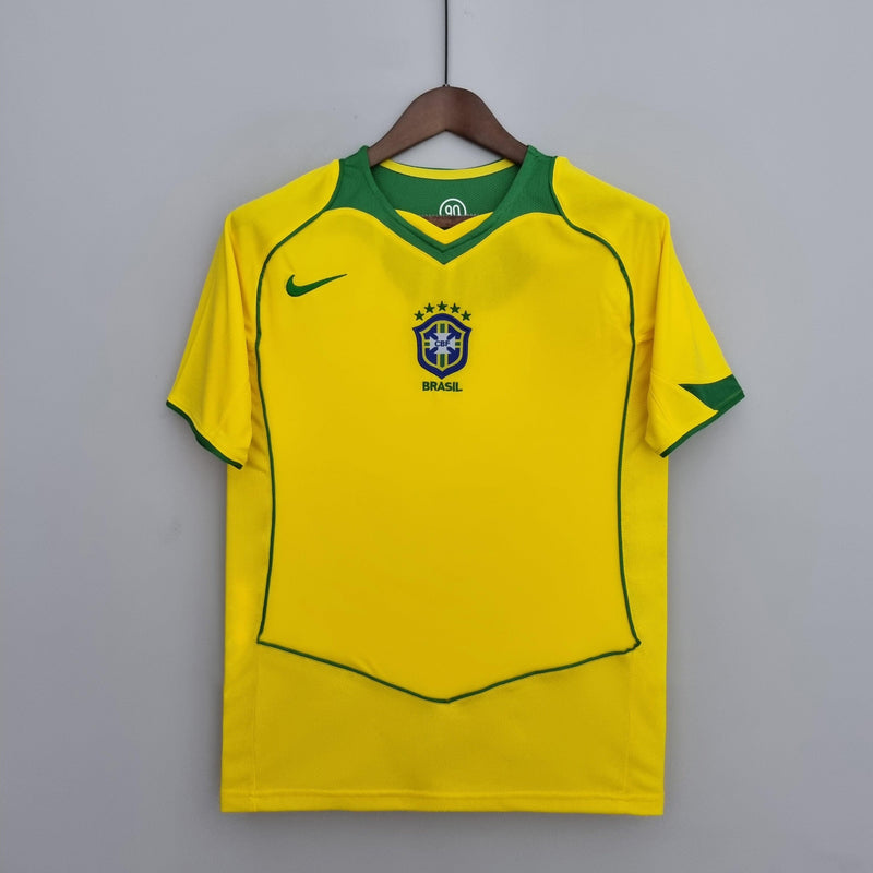 Camisa Retrô Seleção Brasil 2004/06 Home