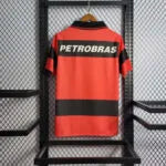 Camisa Retrô Flamengo I Home 1999/00 Masculina Vermelha e Preta