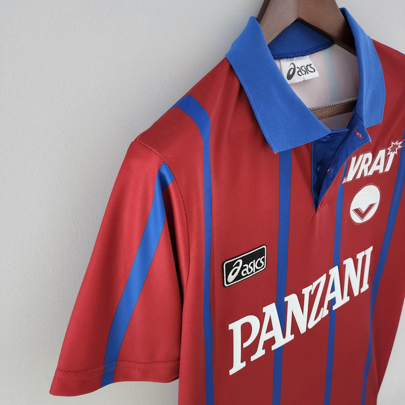 Camisa Bordeaux Home (1) 1993/95 Asics Retrô Masculina