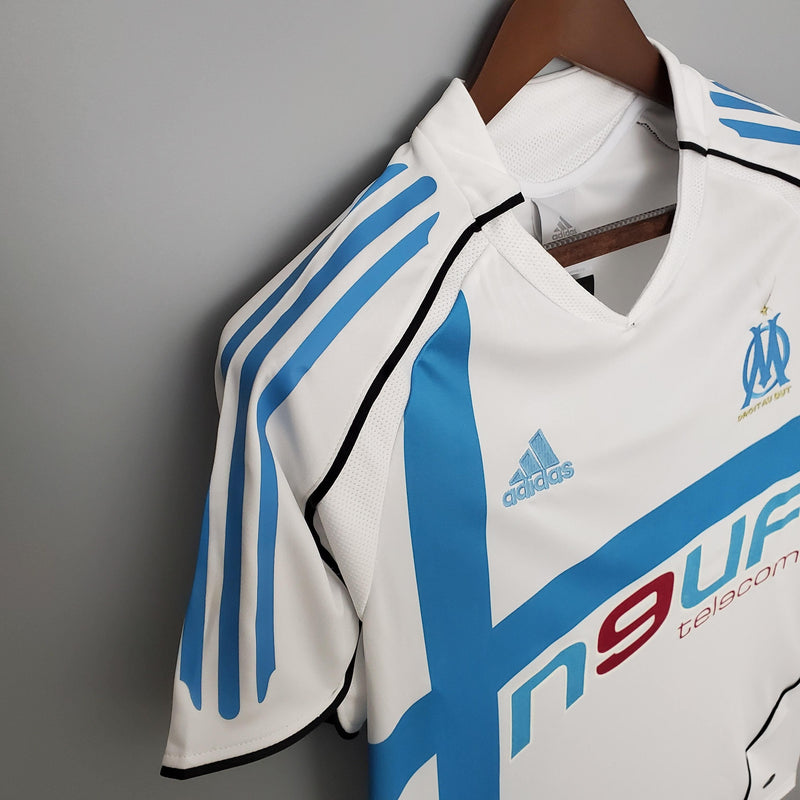 Camisa Olympique de Marseille Home (1) 2005/06 Adidas Retrô Masculina