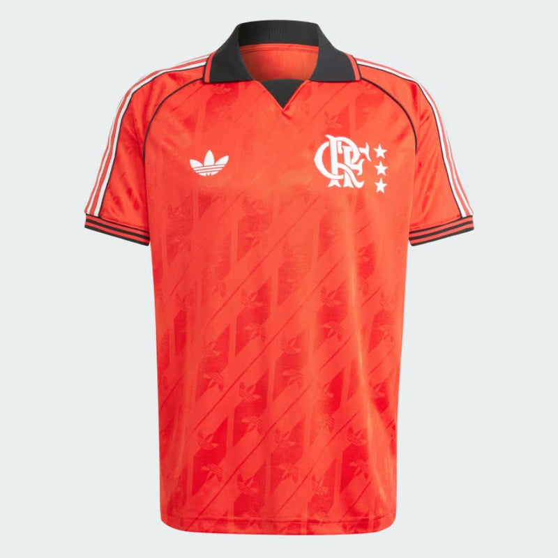 Camisa Lifestyle Flamengo Masculina - Vermelha