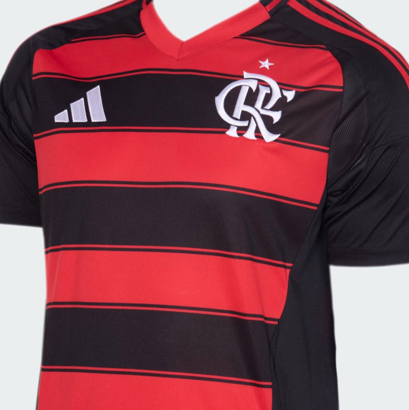 Conjunto Infantil CR Flamengo l 2025/26 Rubro-Negro - Modelo Torcedor Lançamento