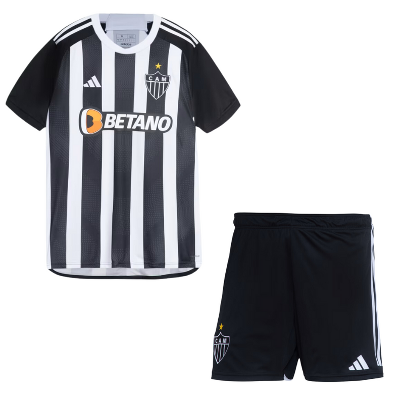 Kit infantil Atlético Mineiro I Uniforme 24/25 Adidas