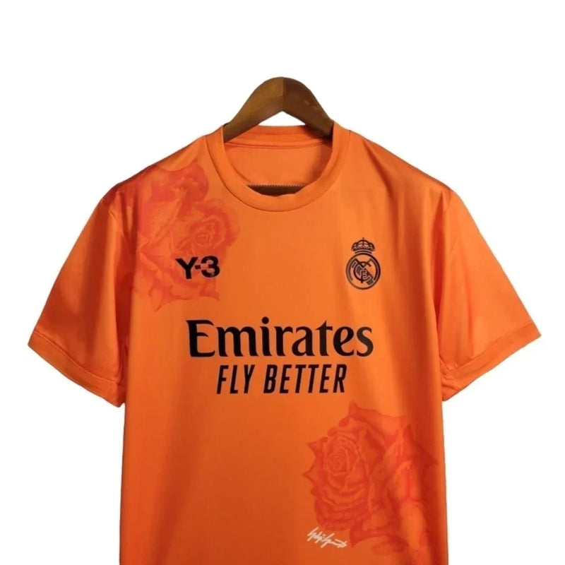 Camisa Real Madrid Edição especial 24/25 - Torcedor Y-3 Masculina - Laranja