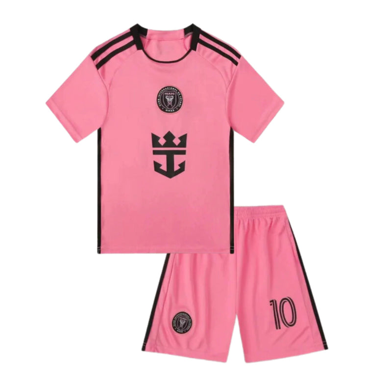 Conjunto Infantil Inter Miami l 2024/25 Rosa - Modelo Torcedor