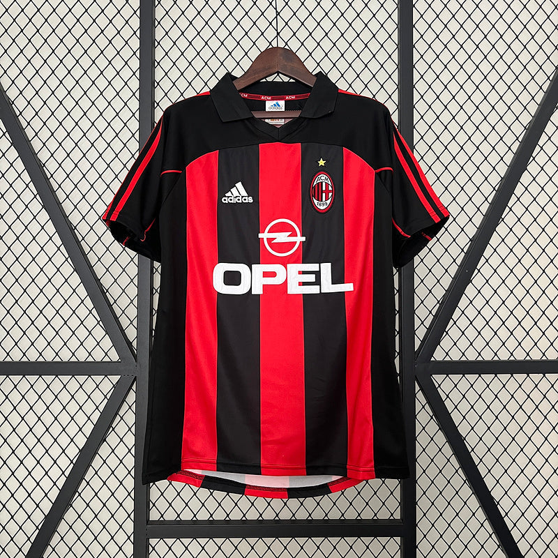 Camisa Retrô AC Milan 2001/02 Home