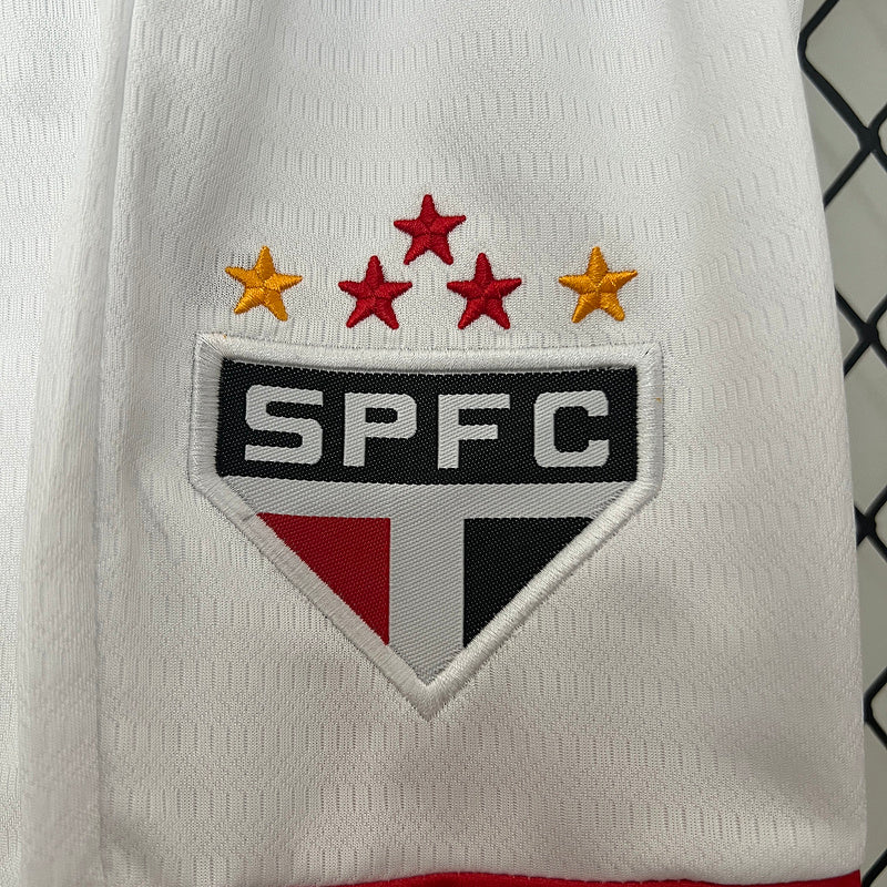 Conjunto Infantil São Paulo l 2024/25 Branco - Modelo Torcedor