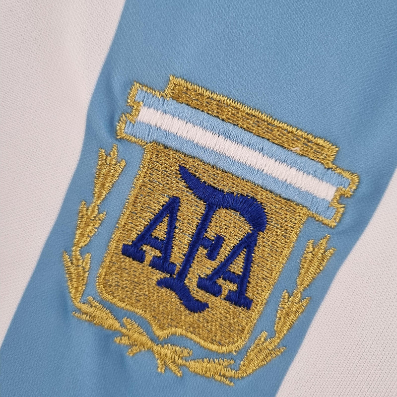 Camisa Argentina Home (1) 1993 Adidas Retrô Masculina