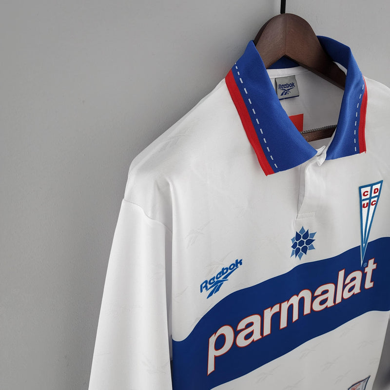 Camisa Universidad Católica Home (1) 1998 Reebok Retrô Manga Longa Masculina