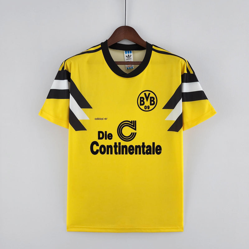 Camisa Borussia Dortmund Home (1) 1989 Adidas Retrô Masculina