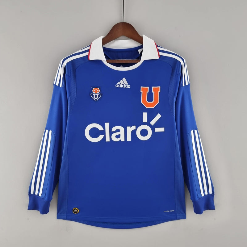 Camisa Universidad De Chile Home (1) 2011 Adidas Retrô Manga Longa Masculina