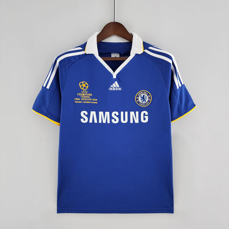 Camisa Retrô Chelsea FC 2008/09 Home Champions League Edition