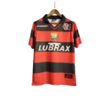 Camisa Retrô Flamengo I Home 1999/00 Masculina Vermelha e Preta