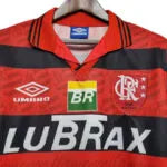 Camisa Flamengo Retrô 1995 Vermelha e Preta – Umbro