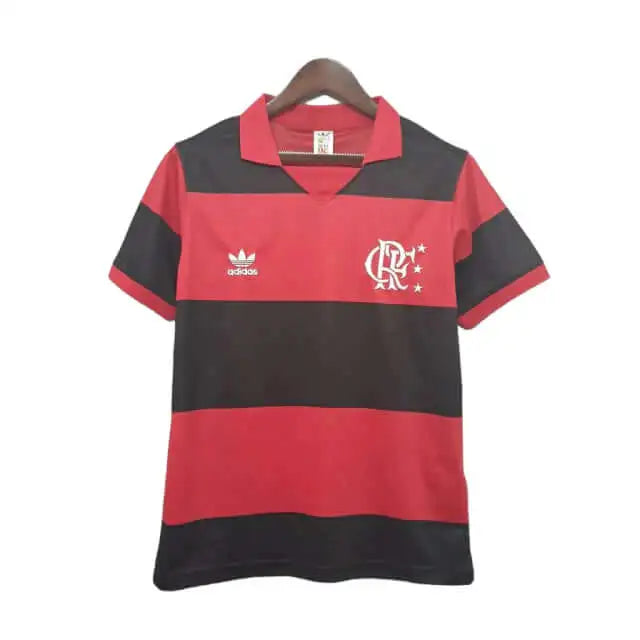 Camisa Flamengo Retrô I Home 1982/83 Masculino Vermelha e Preto