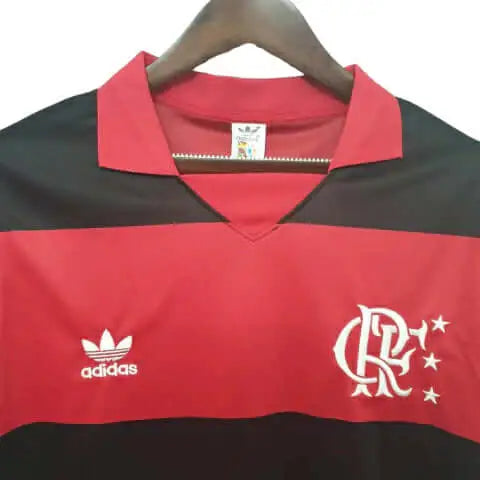 Camisa Flamengo Retrô I Home 1982/83 Masculino Vermelha e Preto