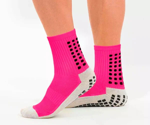 Meia ProSocks® Grip Football - Rosa