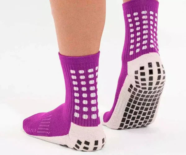 Meia ProSocks® Grip Football - Roxa