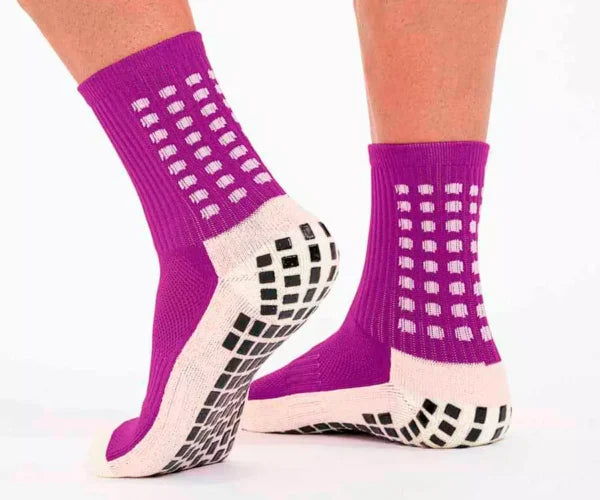 Meia ProSocks® Grip Football - Roxa