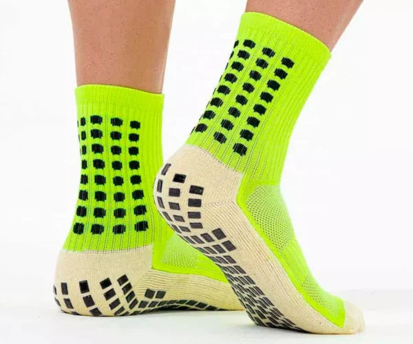 Meia ProSocks® Grip Football - Verde Flourescente